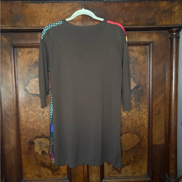 MaxMara Weekend- Multicolor Floral Sweater Silk Tunic. Size M - Picture 2 of 10